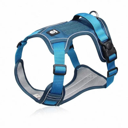 Reflective Adjustable Dog Harness for Safe Walking and Training