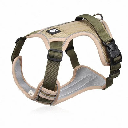 Reflective Adjustable Dog Harness for Safe Walking and Training