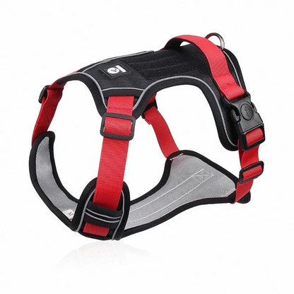 Reflective Adjustable Dog Harness for Safe Walking and Training