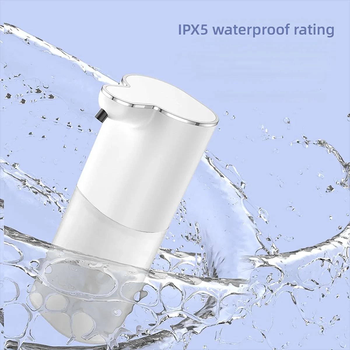 Automatic Soap Dispenser with Infrared Sensor and USB Rechargeable Design