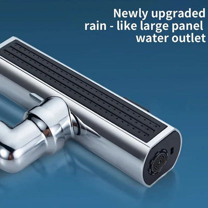 3-Mode Rotating Kitchen Faucet Nozzle with High Pressure and Splash-Proof Design