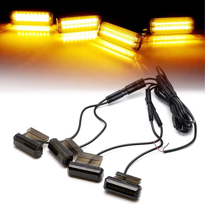 Raptor-Style Front Grille Clearance LED Light Kit (4 pcs) for Toyota Tundra 2022-2025