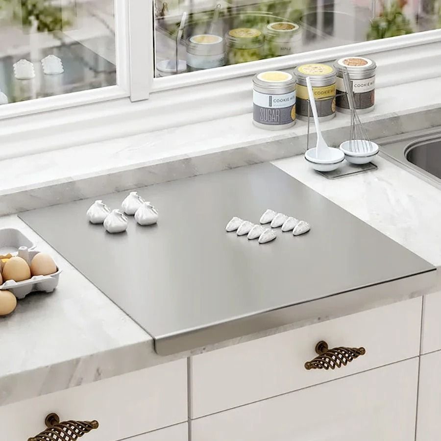 Stainless Steel Folding Chopping Board for Kitchen Use