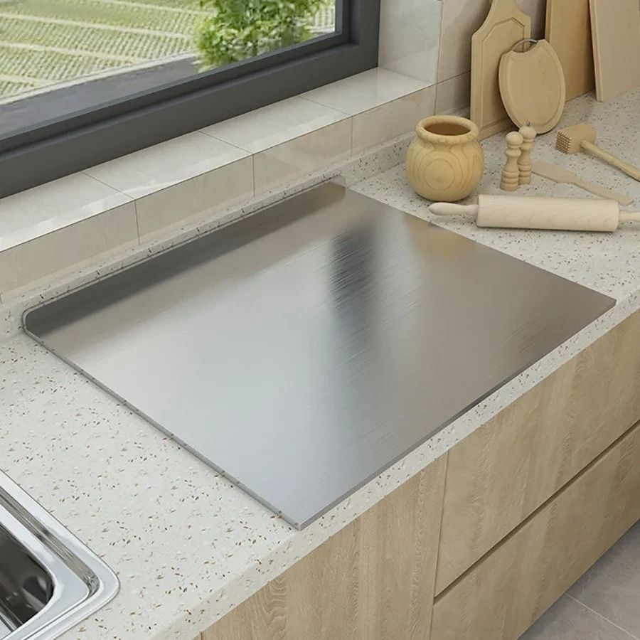 Stainless Steel Folding Chopping Board for Kitchen Use
