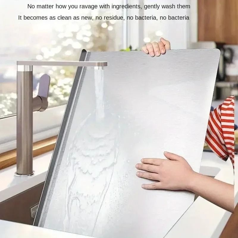 Stainless Steel Folding Chopping Board for Kitchen Use