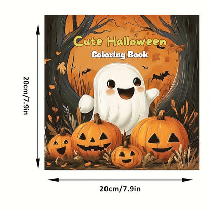 Halloween Coloring Book for Adults, Stress Relief and Relaxation, Valentine's Day Gift, Anti Anxiety Art Therapy