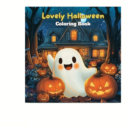 Halloween Coloring Book for Adults, Stress Relief and Relaxation, Valentine's Day Gift, Anti Anxiety Art Therapy