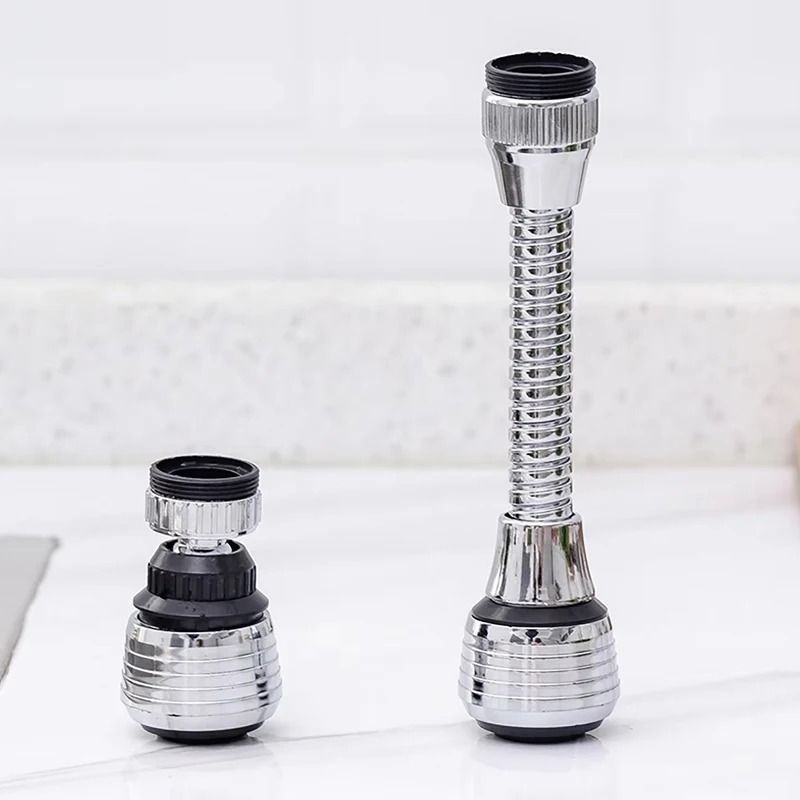 360 Degree Rotating Faucet Extender Splash Proof Water Saving Adapter