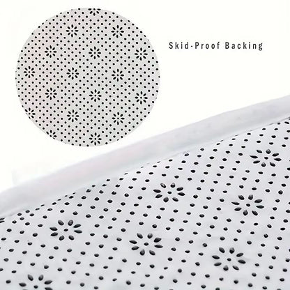 Ultra-Absorbent Anti-Slip Bathroom Mat – Thick, Long-Hair, Machine-Washable Toilet Rug
