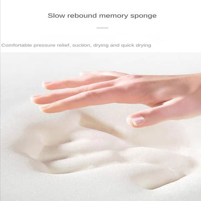 Ultra-Absorbent Anti-Slip Bathroom Mat – Thick, Long-Hair, Machine-Washable Toilet Rug