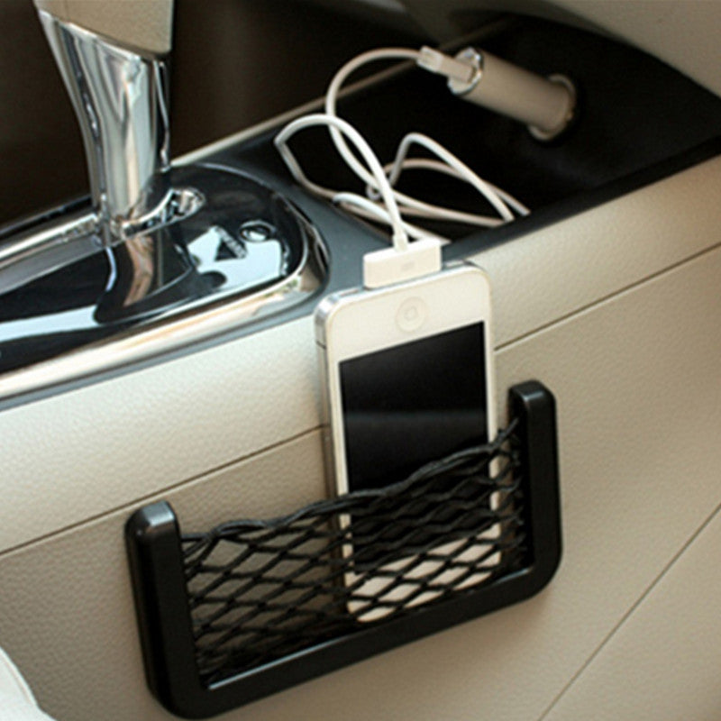Storage Net Bag, Car Sticker Phone Holder, Car Organizer Accessories for Renault Megane, Duster, Logan, Clio, Laguna,