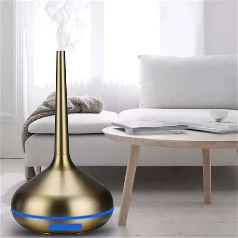 Ultrasonic Humidifier Silver Gold for Home and Office