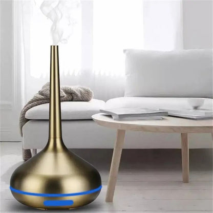 Ultrasonic Humidifier Silver Gold for Home and Office