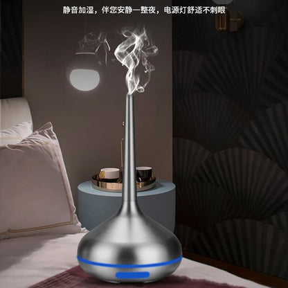 Ultrasonic Humidifier Silver Gold for Home and Office