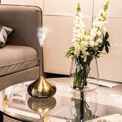 Ultrasonic Humidifier Silver Gold for Home and Office