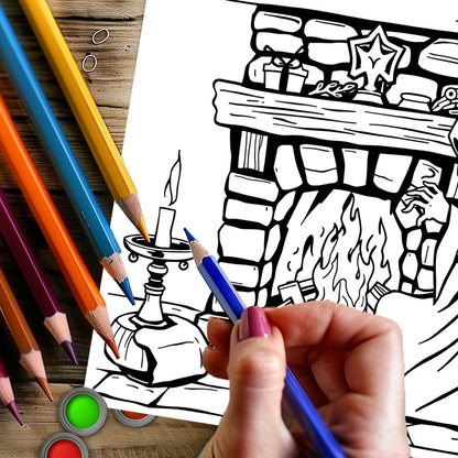 Halloween Spooks and Ghosts Coloring Book for Adult, Colouring Book, Drawing Supplies for Christmas