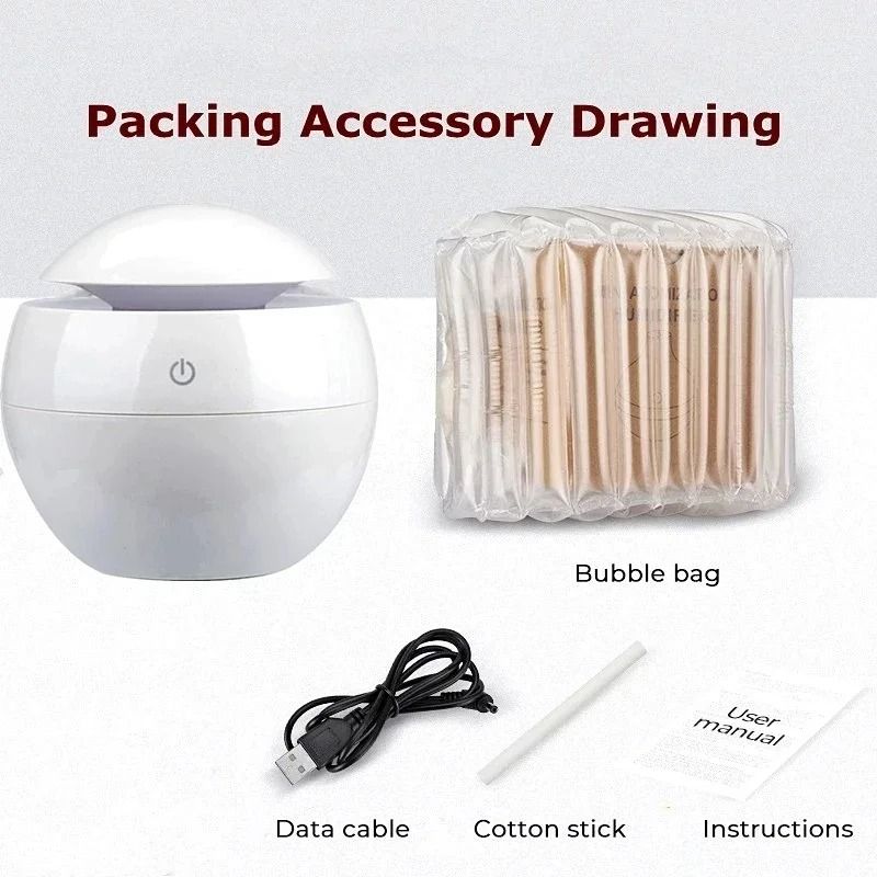 Ultrasonic Quiet Large Aromatherapy Cold Mist Humidifier Wood Grain Aroma Diffuser
