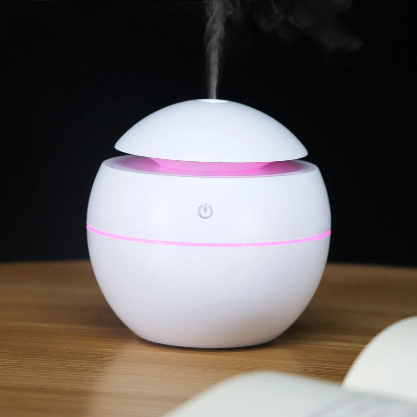 Ultrasonic Quiet Large Aromatherapy Cold Mist Humidifier Wood Grain Aroma Diffuser