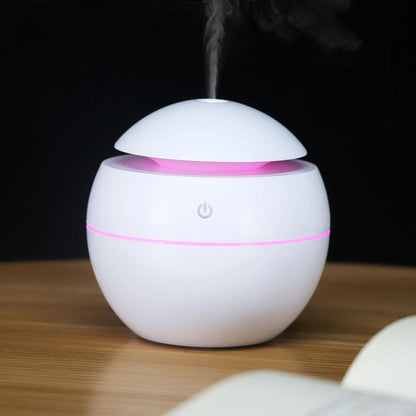 Ultrasonic Quiet Large Aromatherapy Cold Mist Humidifier Wood Grain Aroma Diffuser