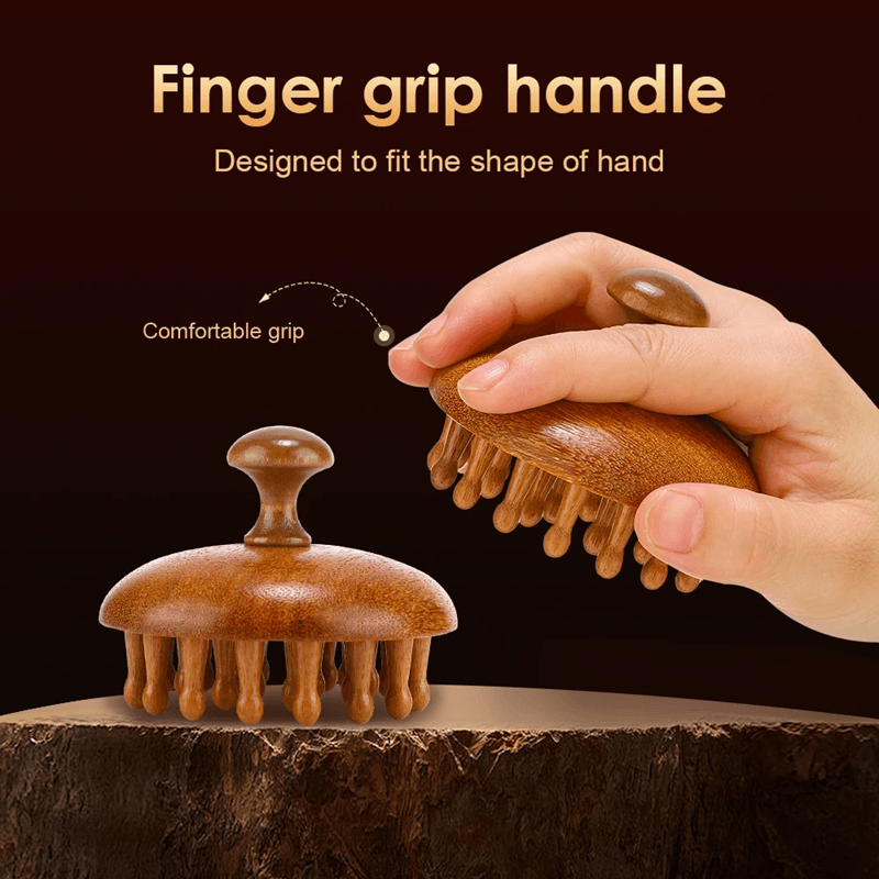SandalEase Wood Therapy Massage Comb