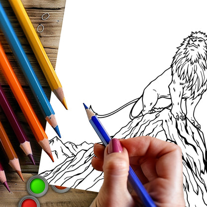 Original Mythical Creatures Coloring Book for Adult, Premium Colouring Book, Unique Drawing Supplies for Christmas