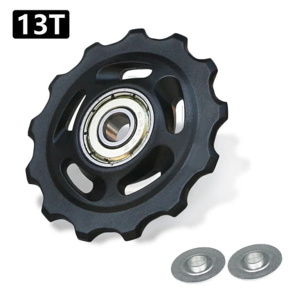 Bicycle Rear Derailleur Pulley Wheel with Bearing for Smooth Gear Shifting
