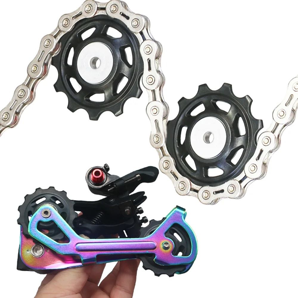 Bicycle Rear Derailleur Pulley Wheel with Bearing for Smooth Gear Shifting