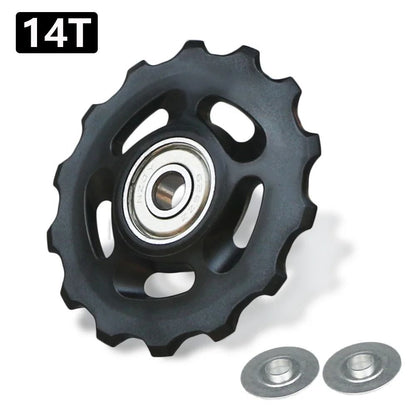 Bicycle Rear Derailleur Pulley Wheel with Bearing for Smooth Gear Shifting