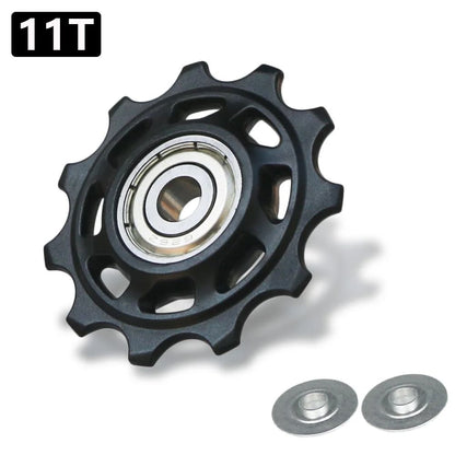 Bicycle Rear Derailleur Pulley Wheel with Bearing for Smooth Gear Shifting