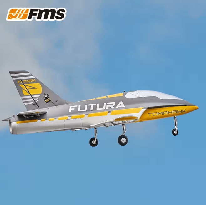 FMS Futura 64mm EDF RC Jet Airplane with Flaps Sport Trainer Model