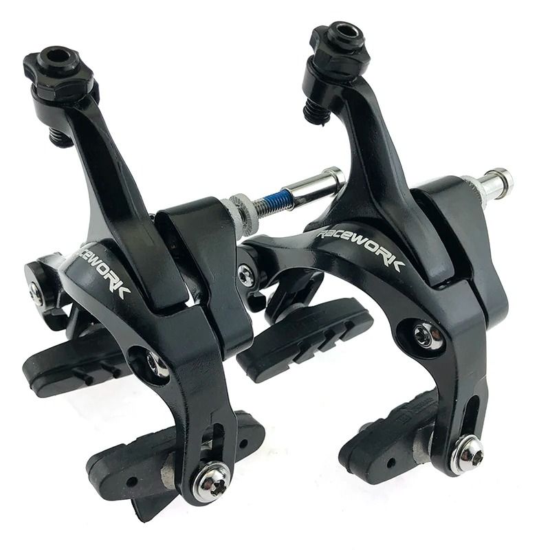 Precision Dual Pivot Road Bike Brake Calipers with Pads