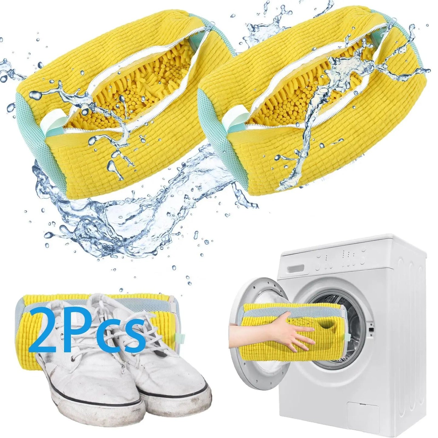 Multifunctional Shoe and Laundry Wash Bag Cotton Protective Net