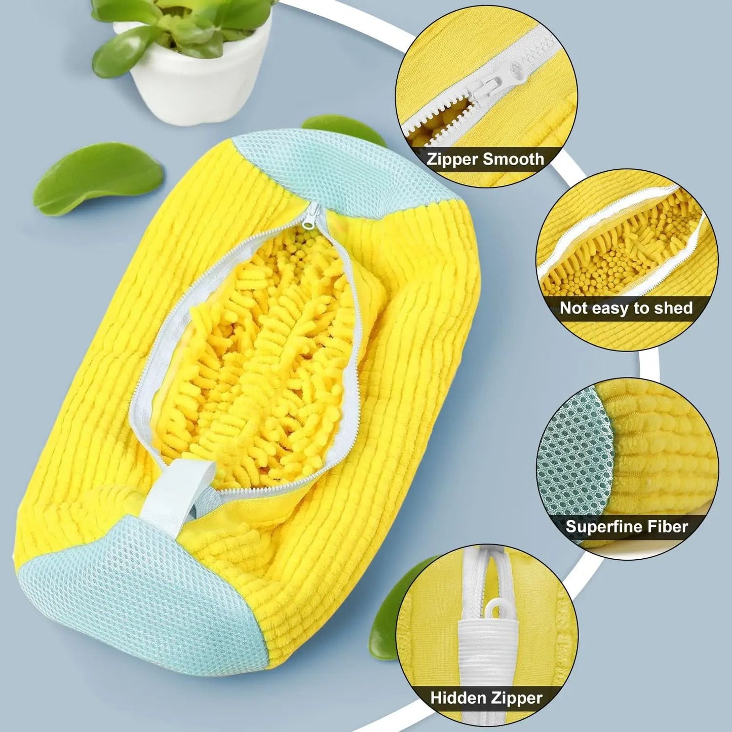 Multifunctional Shoe and Laundry Wash Bag Cotton Protective Net