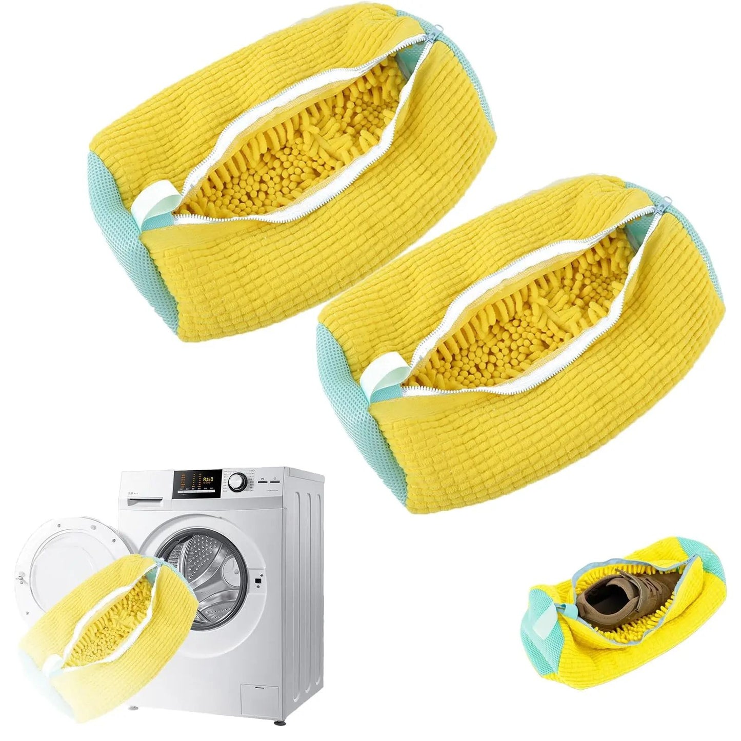 Multifunctional Shoe and Laundry Wash Bag Cotton Protective Net
