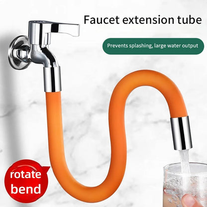 Universal Silicone Faucet Extension Pipe for Kitchen and Bathroom