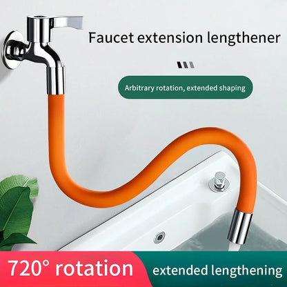 Universal Silicone Faucet Extension Pipe for Kitchen and Bathroom