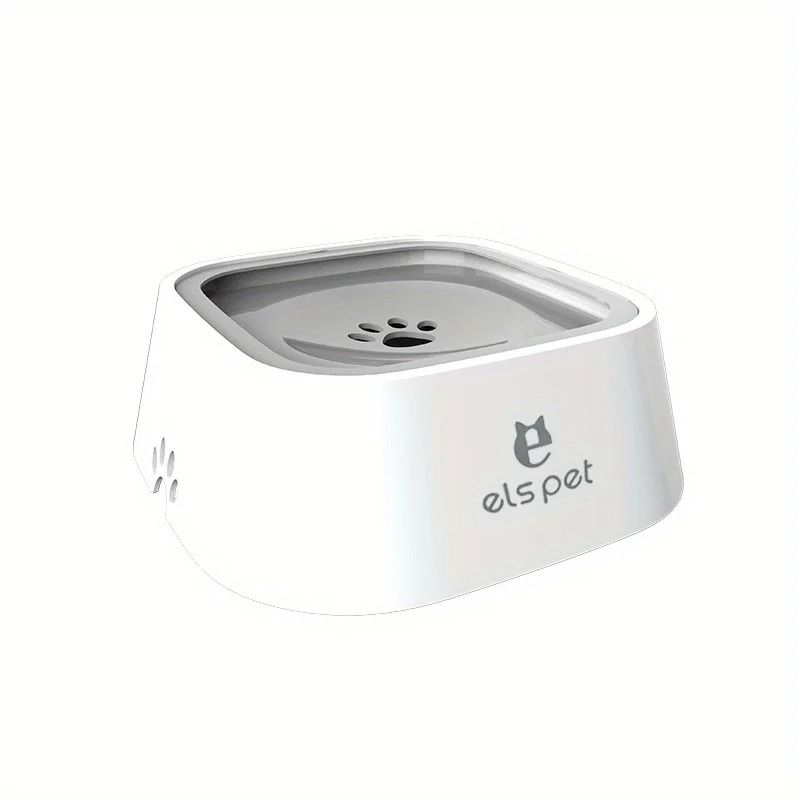 No Spill Slow Feeder Pet Water Bowl for Dogs and Cats