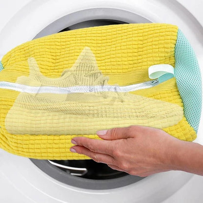Shoe and Laundry Wash Bag with Fluffy Fibers Anti Deformation Organizer