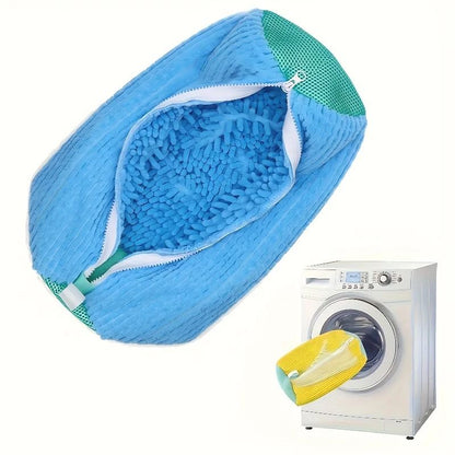 Shoe and Laundry Wash Bag with Fluffy Fibers Anti Deformation Organizer