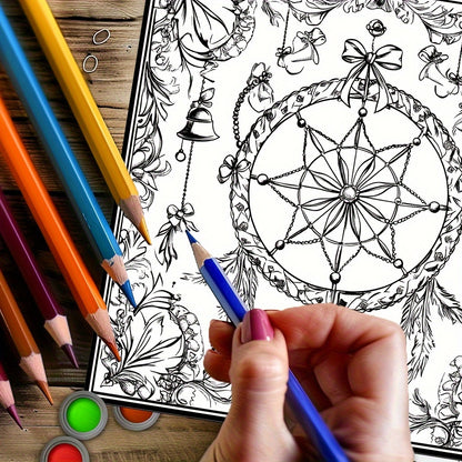 Fairy Dream Catcher Coloring Book, for Adult Stress Relief and Anxiety Reduction, Mindfulness Activity