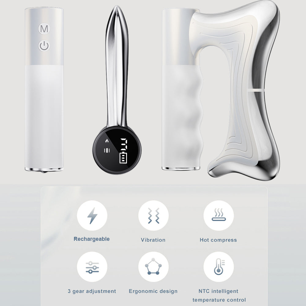 Muscle Relaxation Body Lifting Tool, Electric Fascia Knife, Vibration Body Massager, Hyperblade Massage Blade