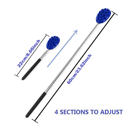 Deep Back Scratcher for Men and Women, Extendable Back Cracker with Dual Scratch Surfaces, Back and Body Massager Stick