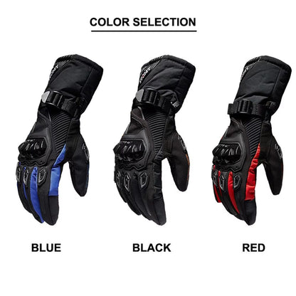 SUOMY Winter Waterproof Touch-Screen Motorcycle Gloves – Windproof Warm Biker Gloves for Men