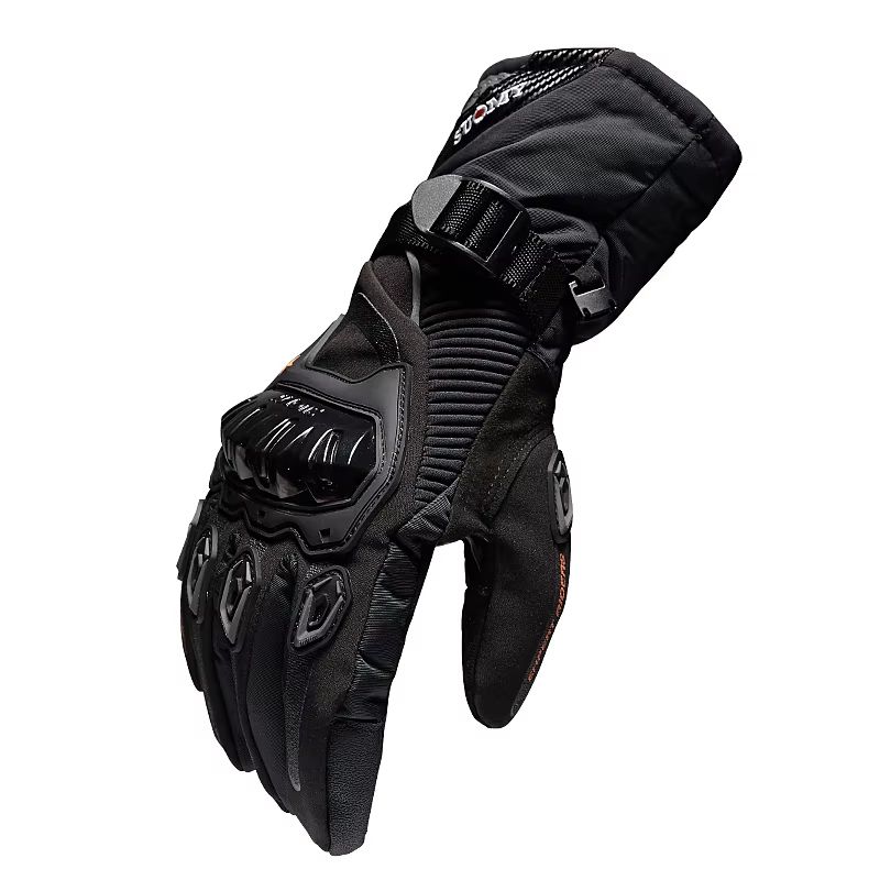 SUOMY Winter Waterproof Touch-Screen Motorcycle Gloves – Windproof Warm Biker Gloves for Men