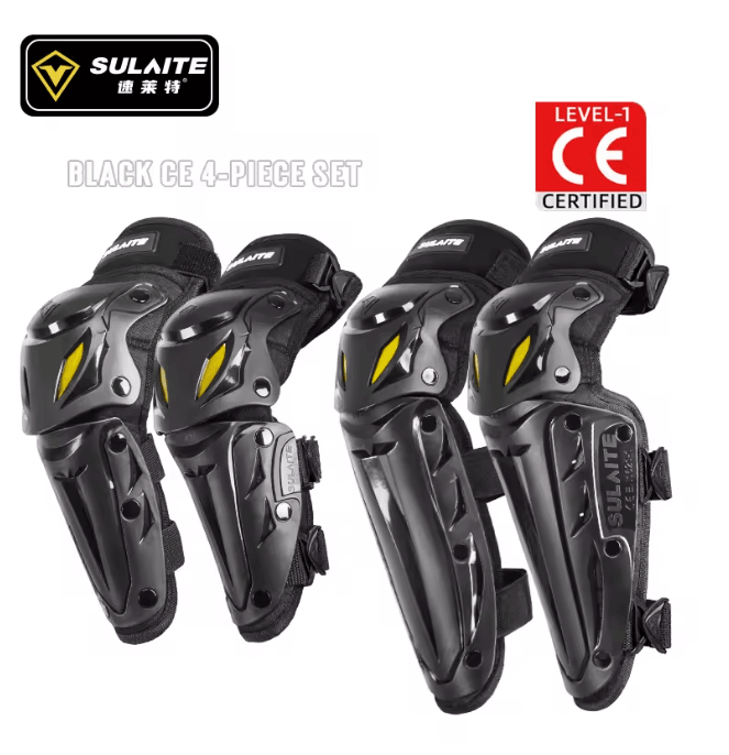 Motocross Moto Protection Knee and Elbow Pad Set for Off-Road Racing