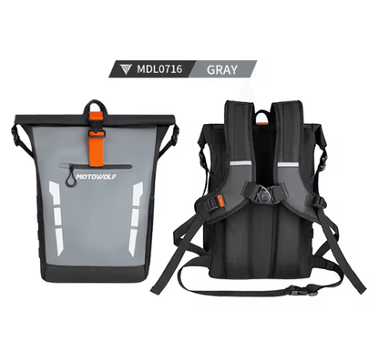 Motowolf Waterproof Motorcycle Backpack 20L Large Capacity Riding Bag