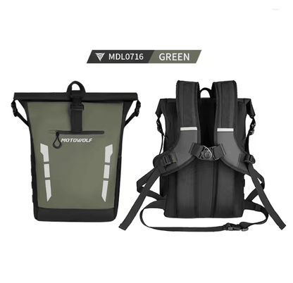 Motowolf Waterproof Motorcycle Backpack 20L Large Capacity Riding Bag