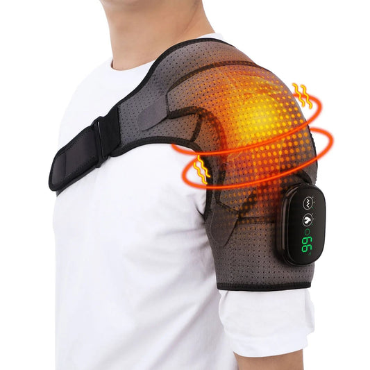 Electric Heated Shoulder and Back Massage Brace