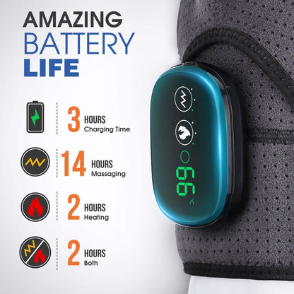 Electric Heated Shoulder and Back Massage Brace