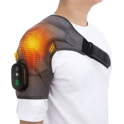 Electric Heated Shoulder and Back Massage Brace